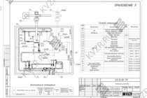 План расстановки оборудования в котельной